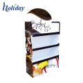 Corrugated Strong Duty Coffee Shelf Cardboard Display Stand for Coffee